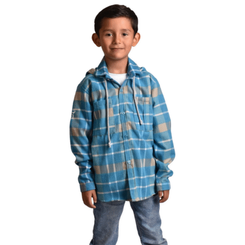 2 SobreCamisa Leñador Azul Niño