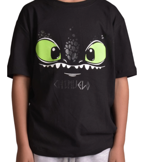 Camiseta Chimuelo Negra Niño