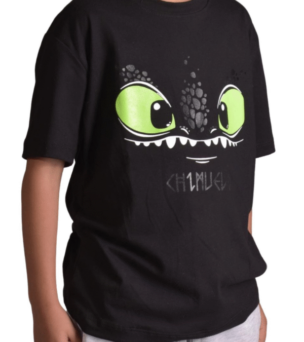 Camiseta Chimuelo Negra Niño