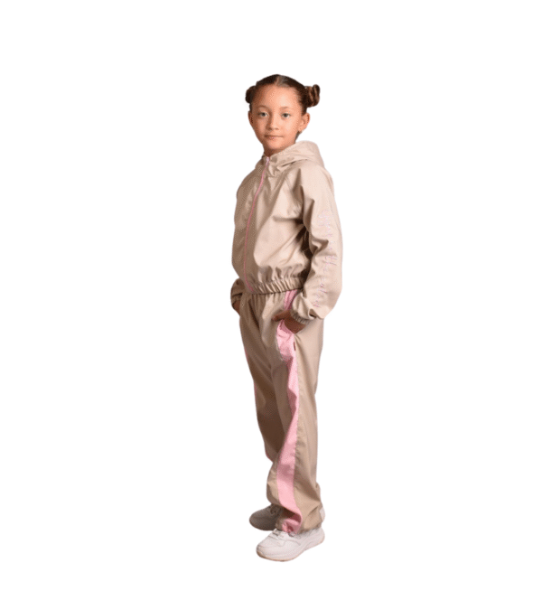 Conjunto Sudarera Nautica Beige Niña