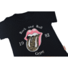 Camiseta Rock Negra Niña