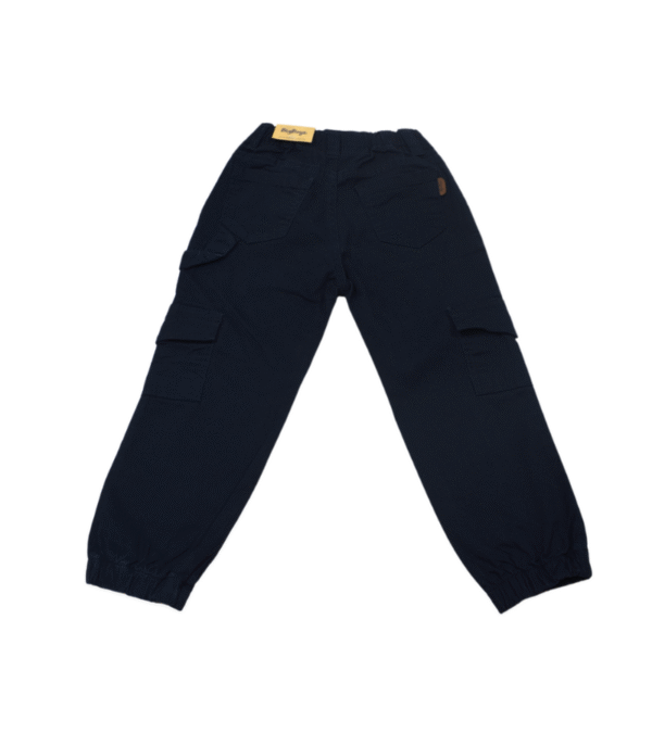 Drill Jogger Cargo Azul Oscuro Niño