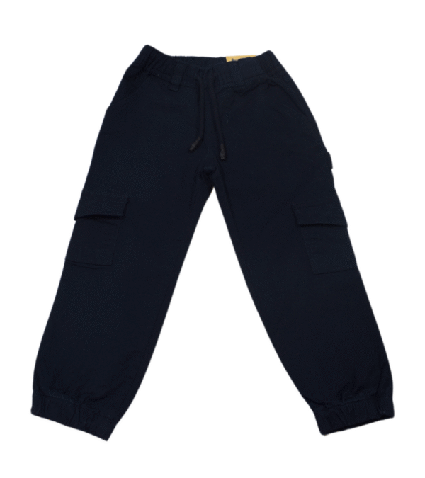 Drill Jogger Cargo Azul Oscuro Niño