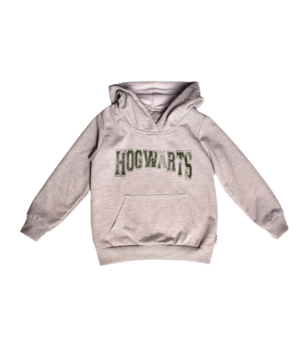 HOODIE HOGWARTS GRIS- VERDE
